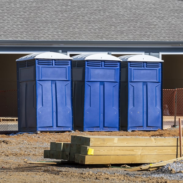 how do you dispose of waste after the porta potties have been emptied in Conda